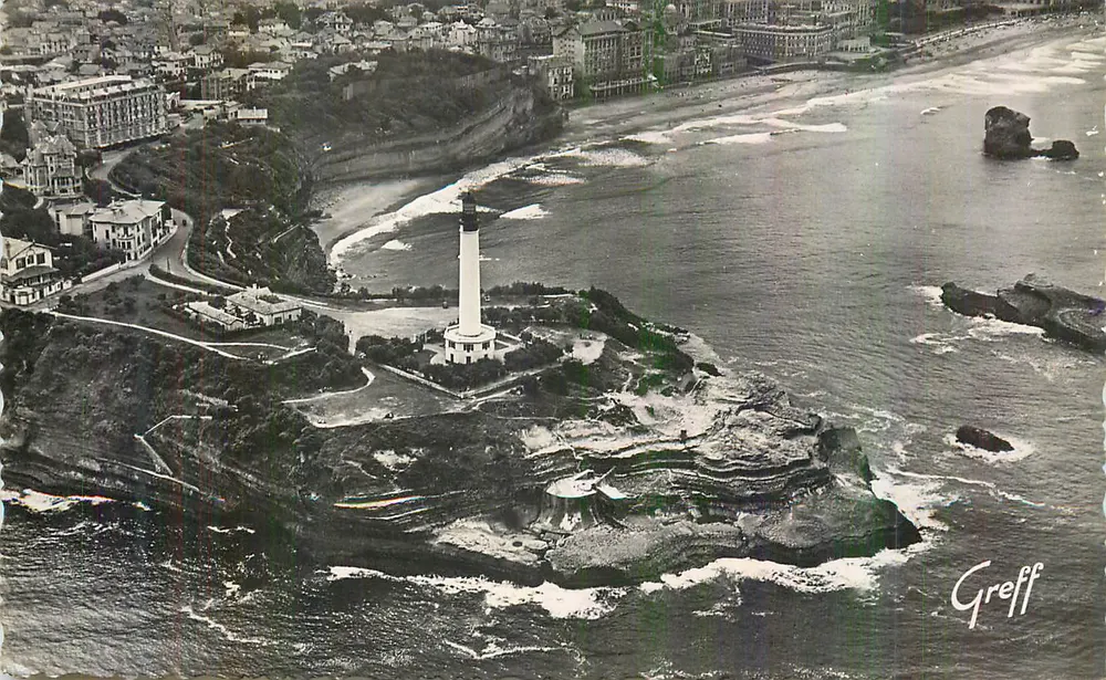 Farol de Biarritz — vista aérea — Greff - Frente