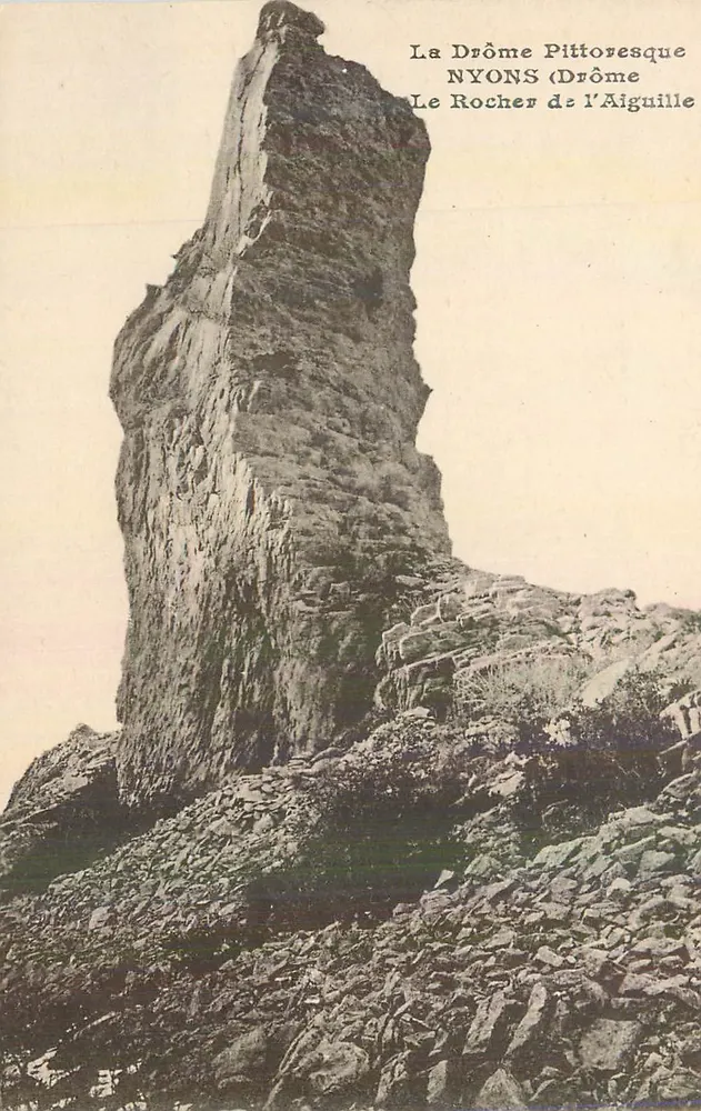 Der Felsen der Nadel — Nyons (Drôme) — Die pittoreske Drôme - Vorderseite