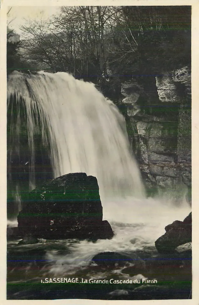 Sassenage — A Grande Cachoeira do Furon — I. Sassenage - Frente