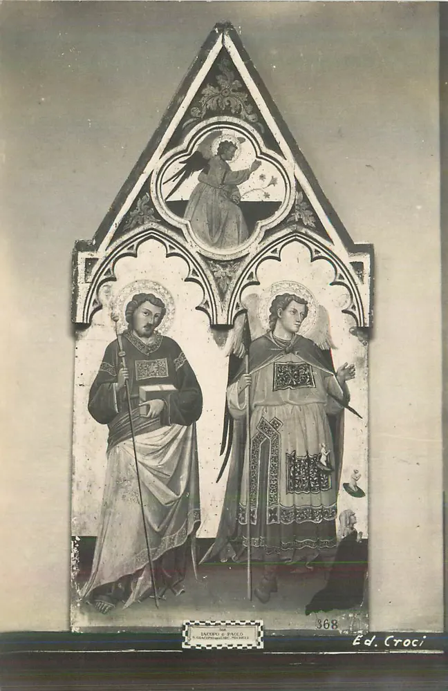 São Tiago e São Paulo — fresco religioso — Ed. Croci n°368 - Frente