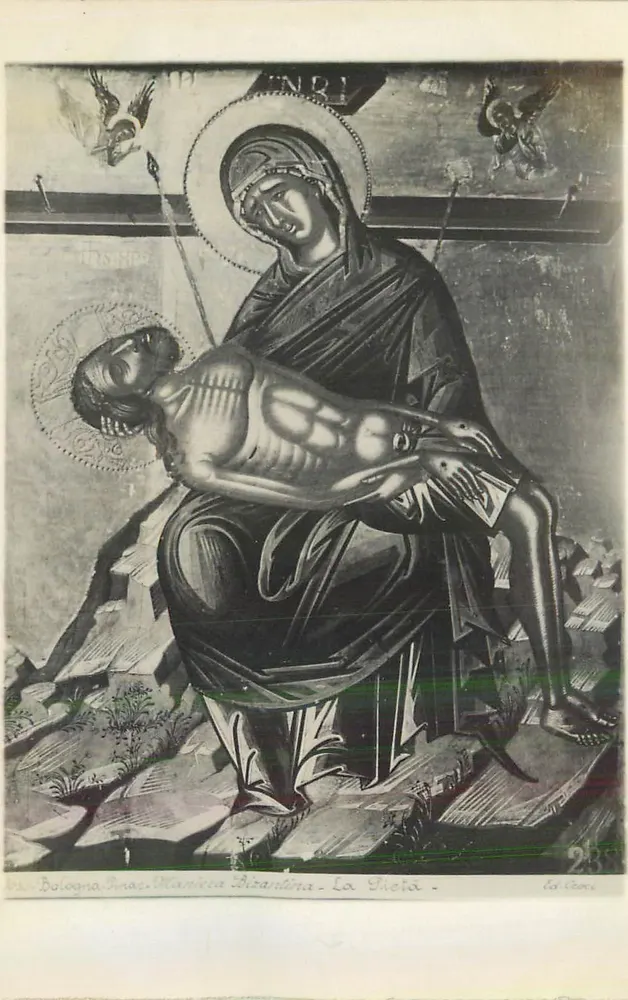 Bologna, igreja Santa Maria Biancana — A Pietà — La Goi - Frente