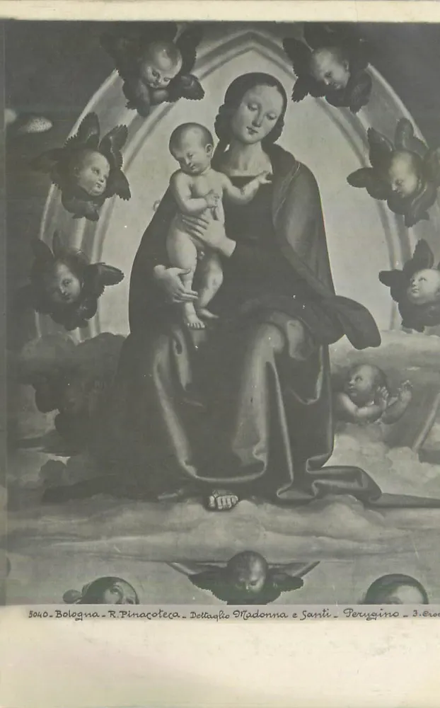 Madonna et Saints — détail — Bologna, Pinacoteca - Recto