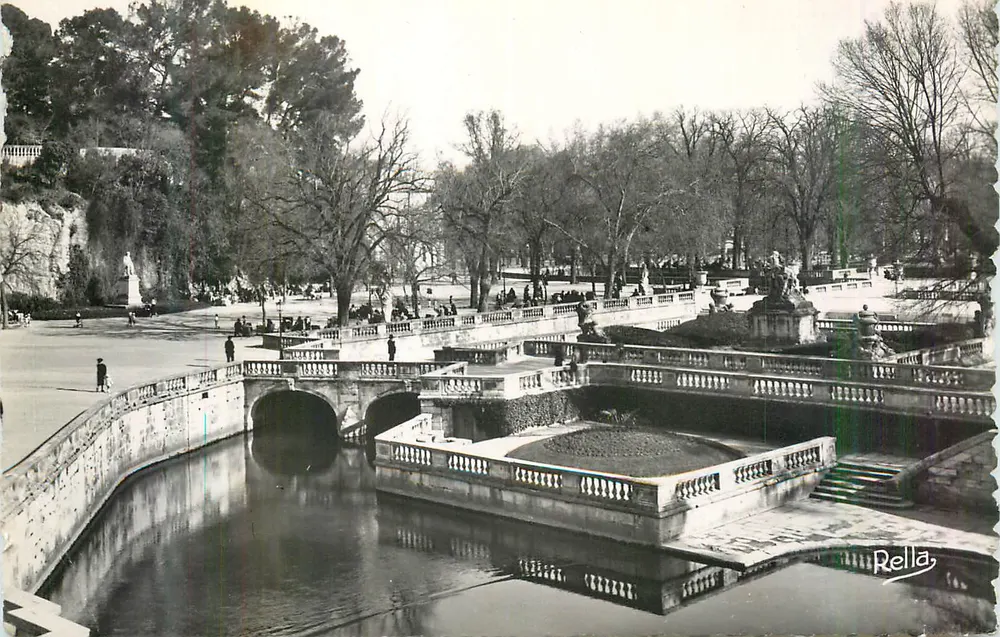 Jardin des Tuileries — Paris — éditeur Rella - Recto