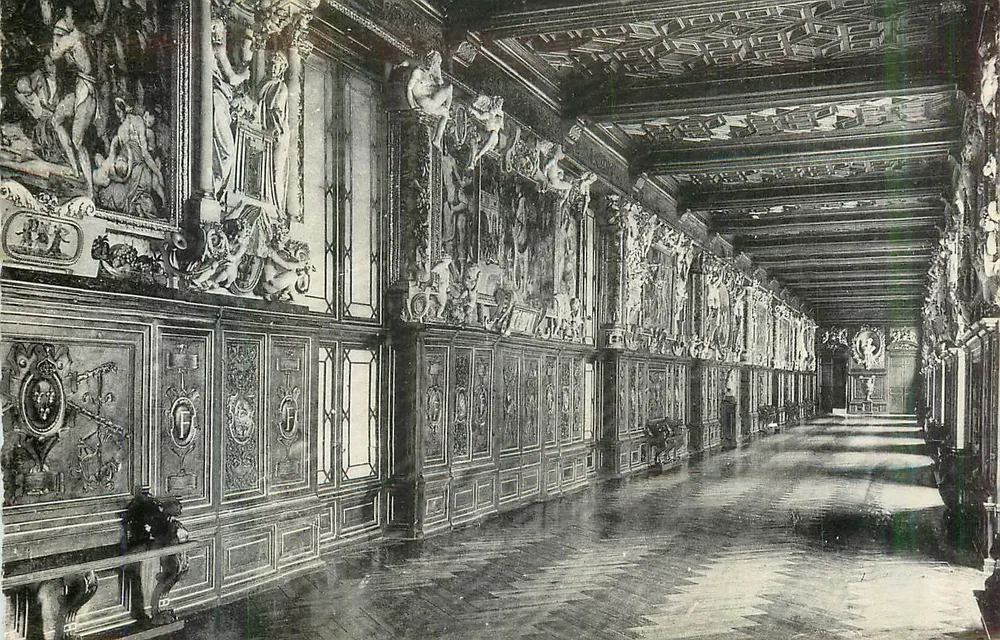 Sala der Botschafter — Schloss Fontainebleau — Verlag: A. Lévy, Nr. 123 - Vorderseite