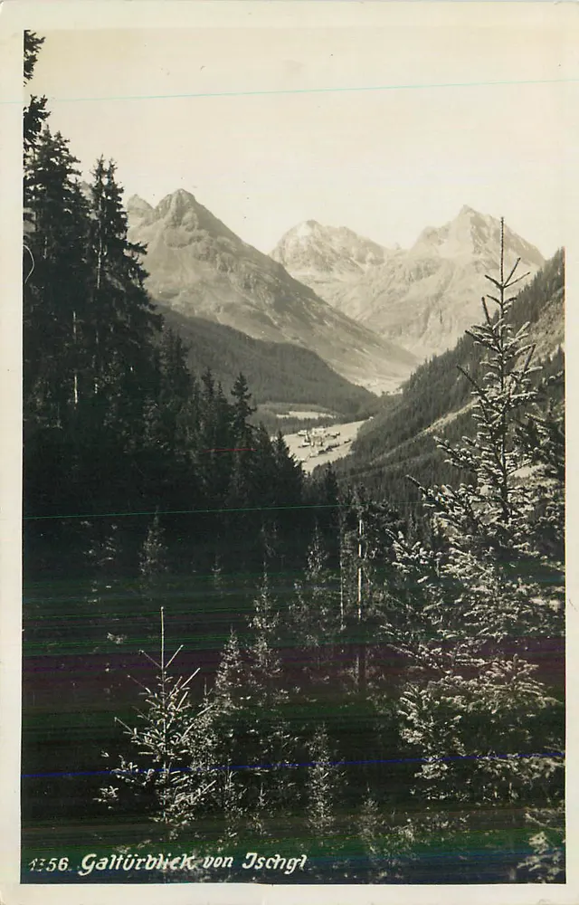 Vista panorâmica das montanhas de Ischgl — Galtürblick — n° 4356 - Frente