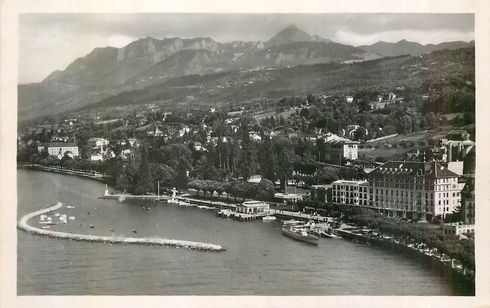 Ausblick auf die Stadt und den See — Montreux — Verlag nicht sichtbar - Vorderseite