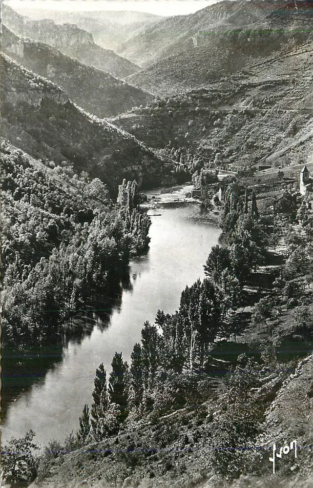 Vue du Gorges du Rhône — JON — éditeur JON - Recto