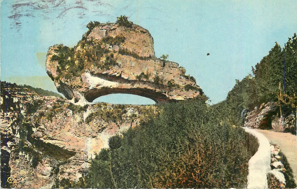 Natural Arch of La Roche — France — publisher C. P. & Cie, no. 1234 - Front
