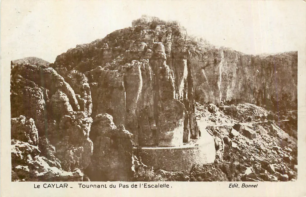 Le CAYLAR – Tornant do Pas de l’Escalette — Edit. Bonnet - Frente