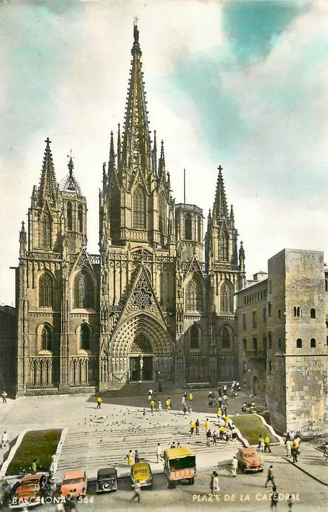 Barcelona — Catedral de Barcelona — editor desconhecido, n° 564 - Frente