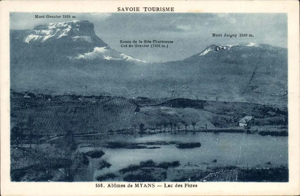 Abîmes de Myans — See der Väter — Savoie Tourismus - Vorderseite