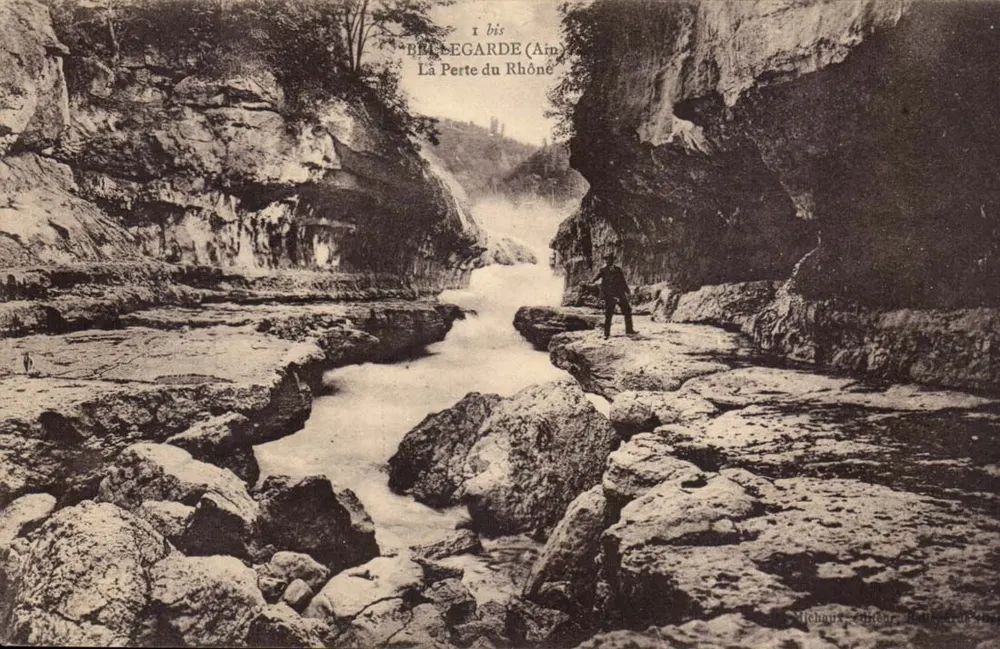 Brillebarde (Ain) — A Perda do Rio Rône — Michaux, compositor da ilustração - Frente