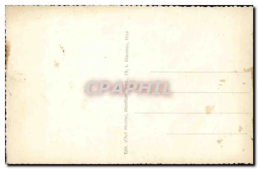 Menton - Vista de Garavan — tomada de Garavan — editor Munier - Verso