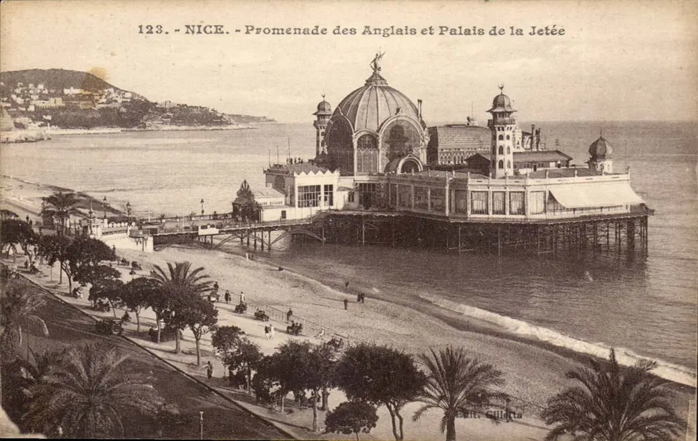 Nice - Promenade des Anglais et Palais de la Jetée — J. Gilletta, Nice, n°123 - Recto