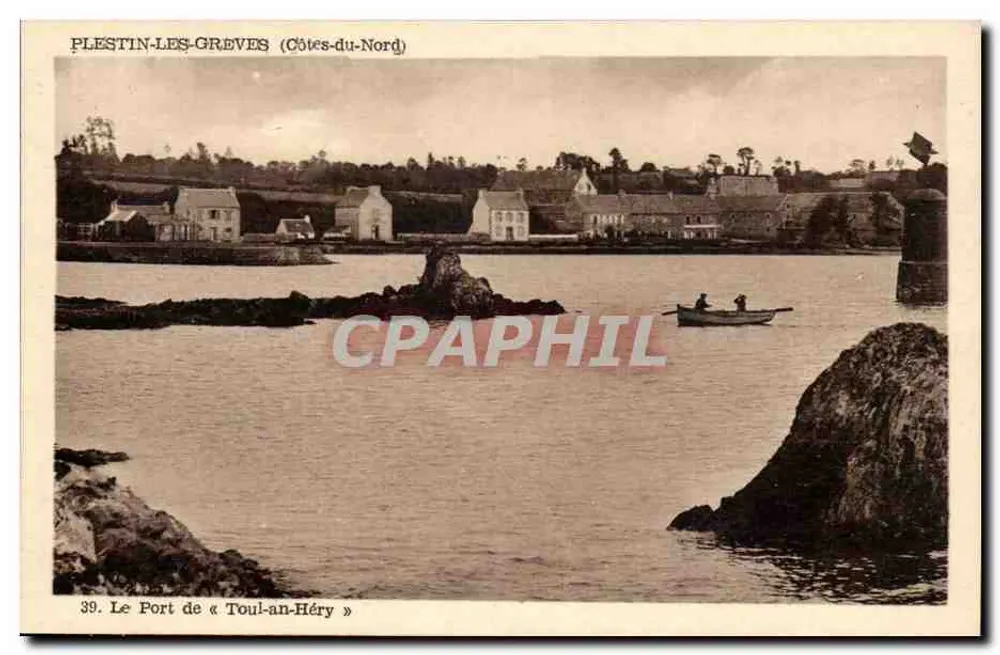 Plestin-les-Grèves (Côtes-du-Nord) — Ansicht des Hafens « Toul-an-Héry » — Verlag: Herr Delorme - Vorderseite