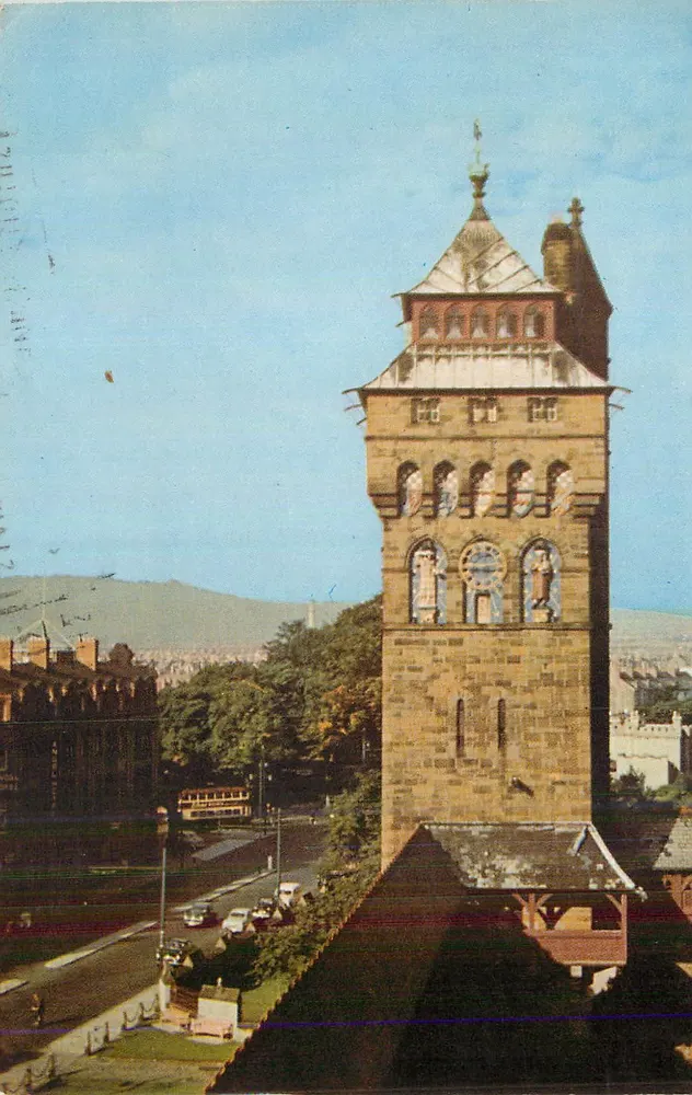Torre da Horologia de Manchester — vista panorâmica — editor desconhecido - Frente