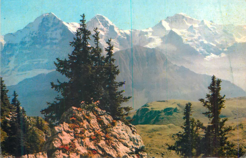 Zakryte góry — widok panoramiczny — wydawca nieodczytelny - Awers