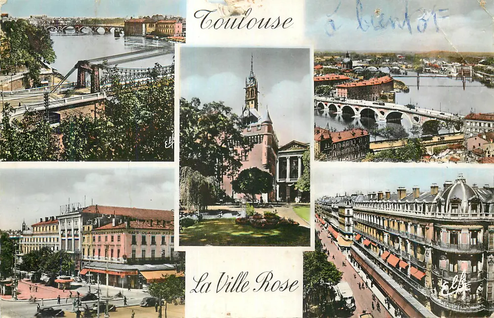 Toulouse — Die Rosa Stadt — Verlag G. Glagier - Vorderseite
