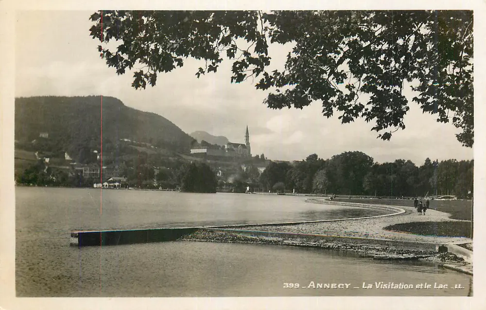 Annecy — A Visitação e o Lago II — editor desconhecido, n° 399 - Frente