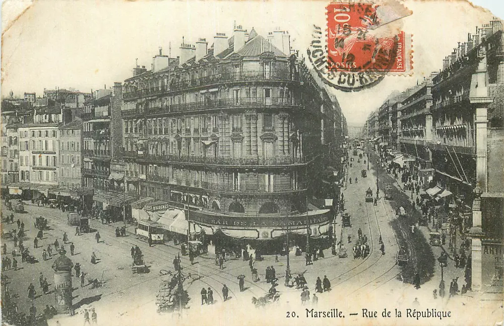 Marseille — Rue de la République — editor não identificado, n° 20 - Frente