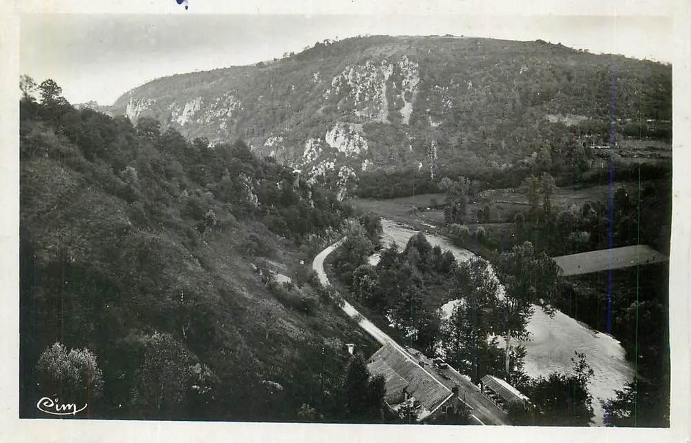 Tal der Vézère — Panoramablick — Cim - Vorderseite