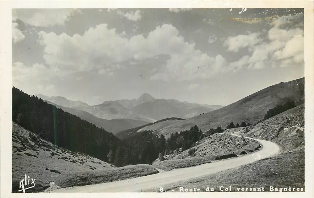 Rota do Col, lado de Bagnères — Glix - Frente