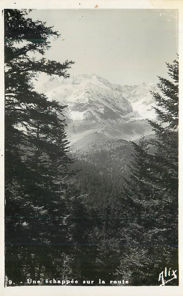 Vista alpina — Uma visão da estrada — Alix - Frente