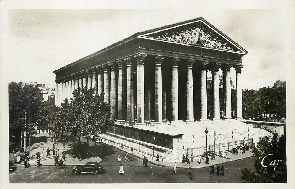O Panteão em Paris — vista frontal — editor Cap - Frente