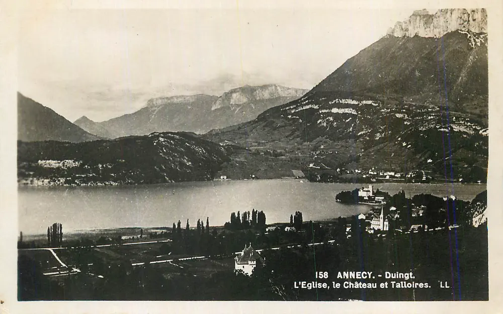 Annecy — Die Kirche, das Schloss und Talloires — LL, n° 158 - Vorderseite