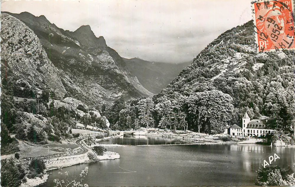 Lago dell'Étang — vista panoramica — editore APA - Recto