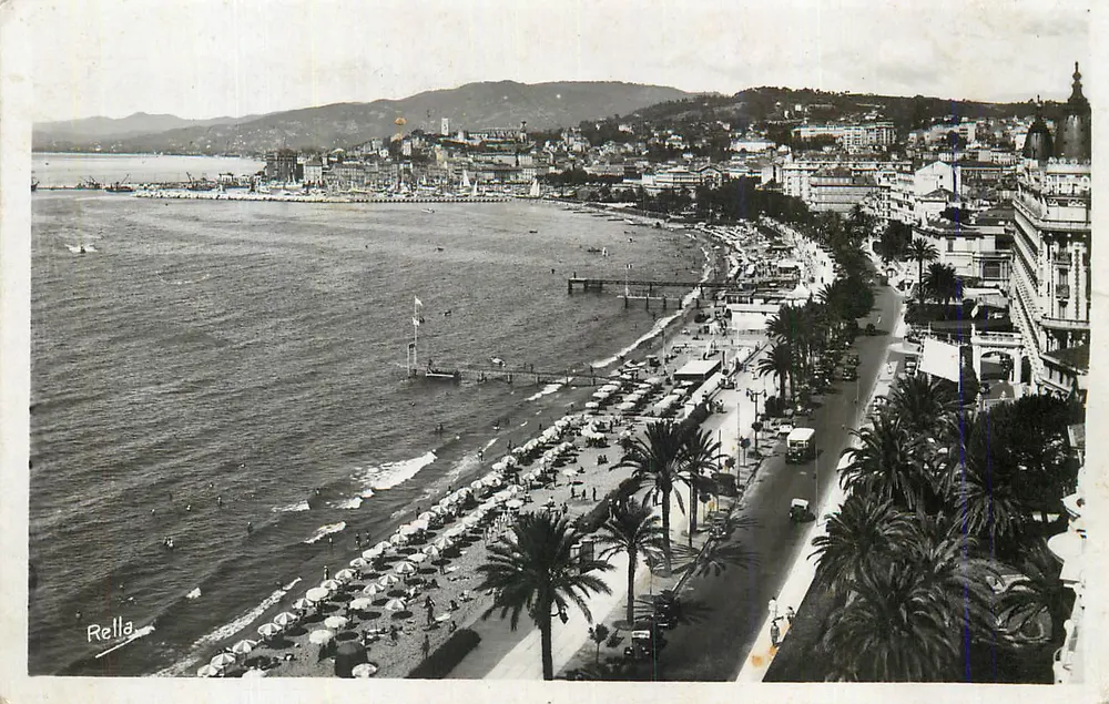 Vista da praia de Cannes — Rella - Frente