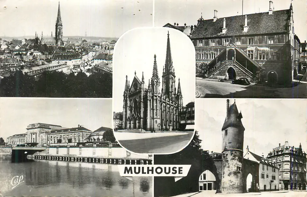 Mulhouse — Panoramablick und Monumente — Verlag Cap - Vorderseite