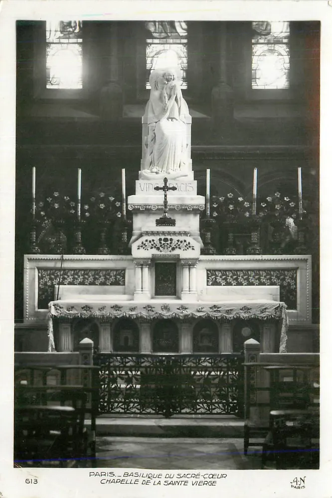 Paris — Basilique du Sacré-Cœur — Chapelle de la Sainte Vierge — A.J.N. Paris, n°613 - Recto