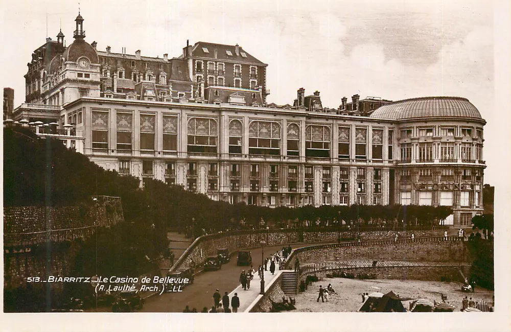 Biarritz — O Casino de Bellevue — A. Laulhé, Arq. — LL - Frente