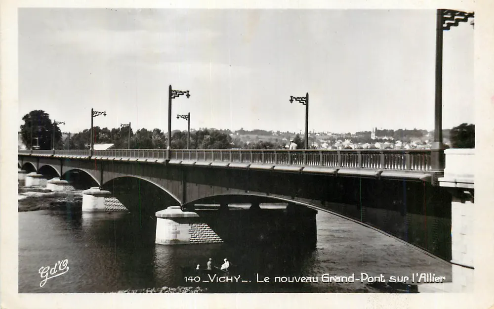 Vichy — Le nouveau Grand-Pont sur l'Allier — Gd'Co, n°140 - Recto