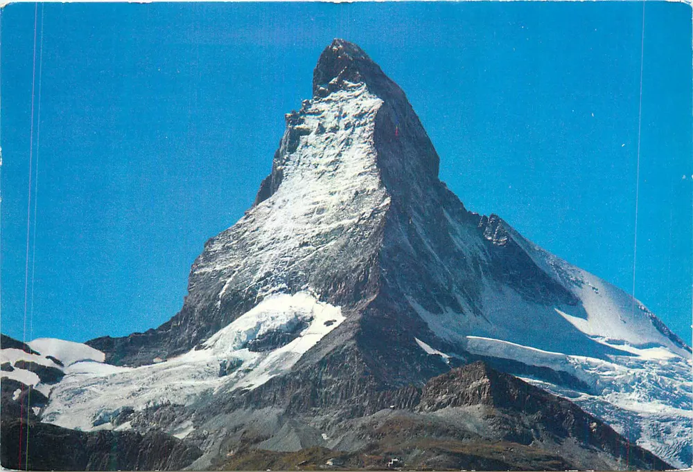Matterhorn — vista panorâmica — editor não identificável - Frente