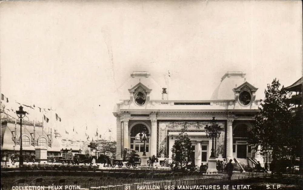 Pavillon của Các Nhà Máy Nhà Nước — Triển lãm Thế giới năm 1889 — S.I.P. - Mặt trước