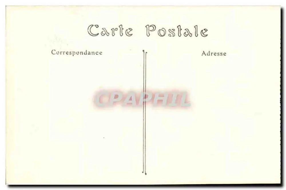Caen — A Praça da República — ND. Fot. - Verso