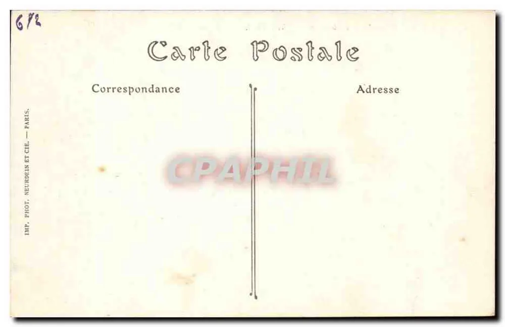 Le Mans — Casa Scarron — ND. Fot. — R. Barbier, Ed. Le Mans - Verso