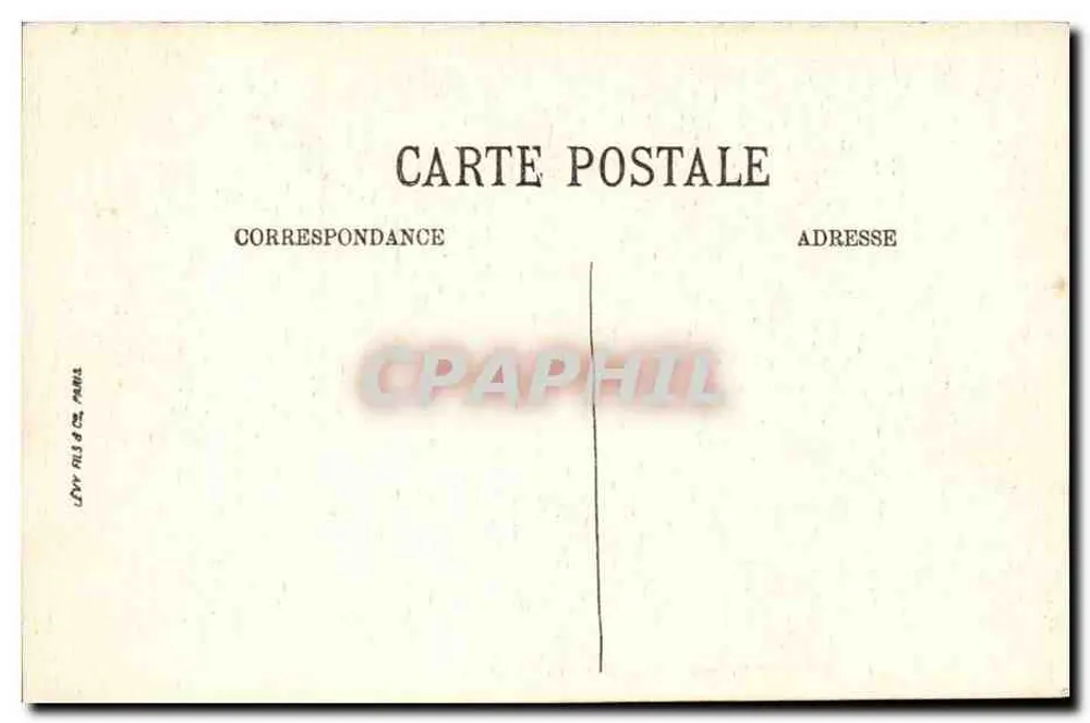 Rennes — Palácio de Justiça — La Cour d'Assises — A.G. - Verso