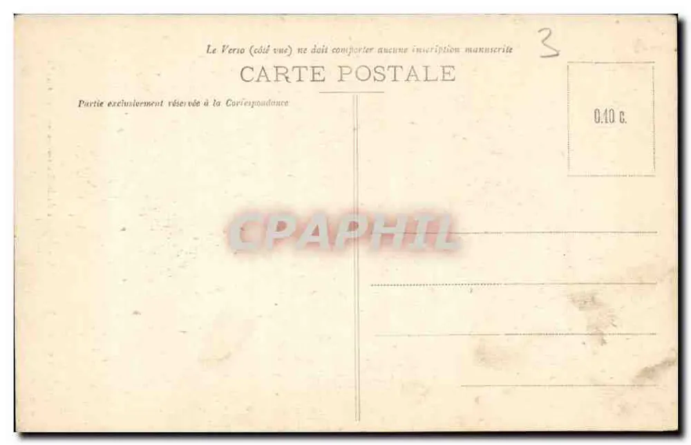 Bellegarde - Gorges de la Valserine et Cascades — L. Michaux, édit., Bellegarde (Déposé) - Verso