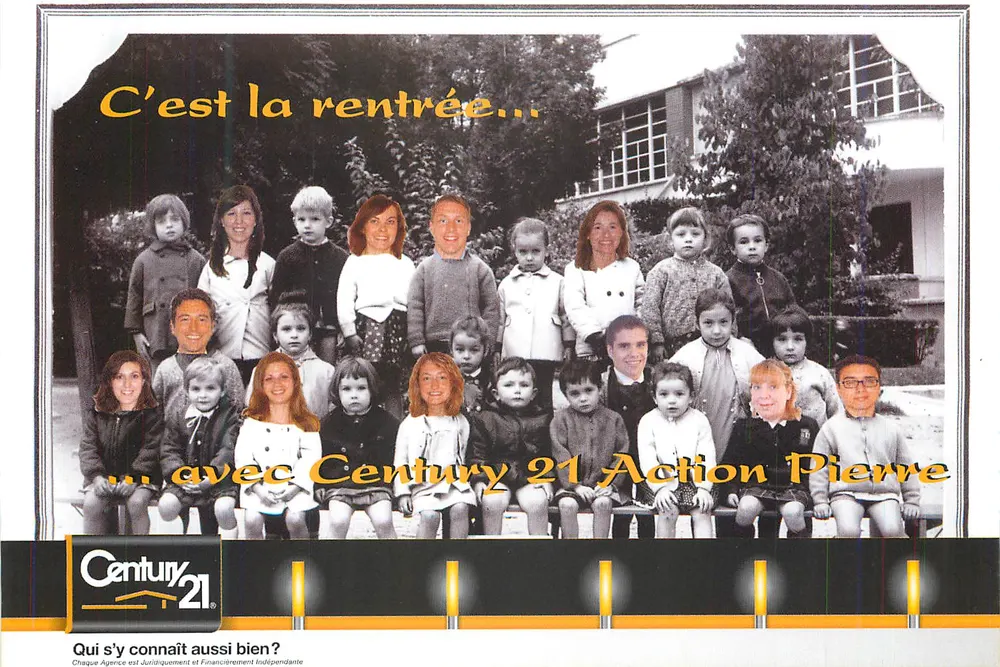Schulbeginn — Century 21 Action Pierre — Immobilienwerbung - Vorderseite
