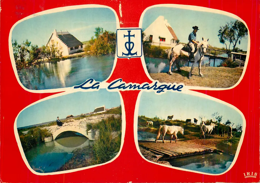 A Camargue — paisagem e atividades — editor IRIS, número de série não visível - Frente