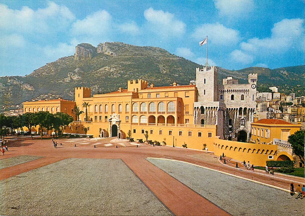Prinzliches Schloss von Monaco — Panoramablick — Verlag nicht sichtbar - Vorderseite