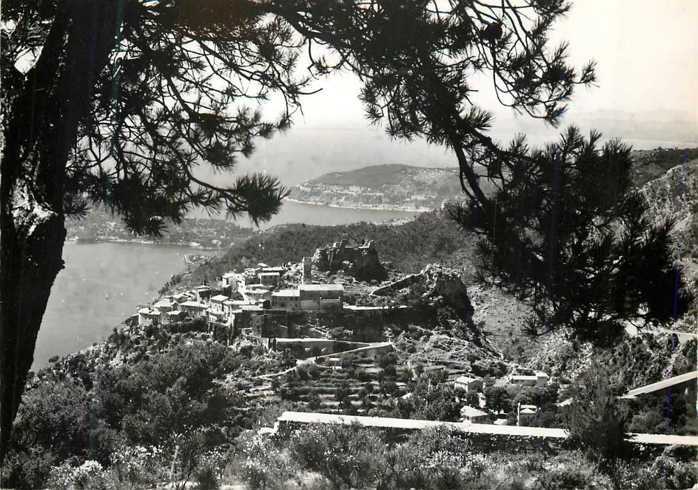 Vista de Capri — vila na falésia — editor desconhecido - Frente