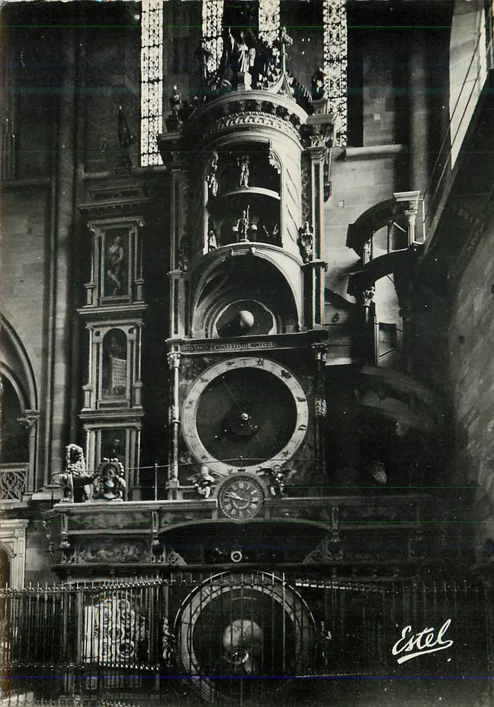 Horloge astronomique — Cathédrale de Strasbourg — Estel - Recto