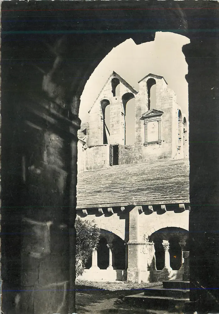 Ruins of an ancient convent — view through a portal — unidentified publisher - Front
