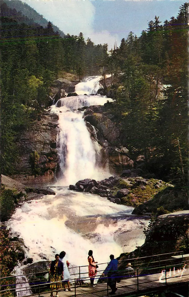 Chute de l'Alpe — vue panoramique — éditeur non identifié - Recto