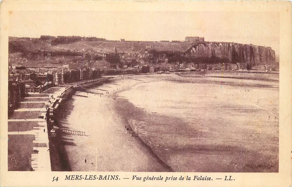 Mers-les-Bains — Allgemeiner Blick von den Klippen — LL. - Vorderseite