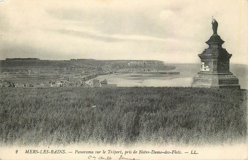 Mers-les-Bains — Panorama von Le Tréport, aus Notre-Dame-des-Flots — LL - Vorderseite